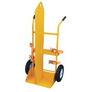 VESTIL Steel Torch Cart-Lift Eye-Fire Proof with Foam Filled Wheels, 500 lb Capacity, Yellow CYL-EH-FP-FF